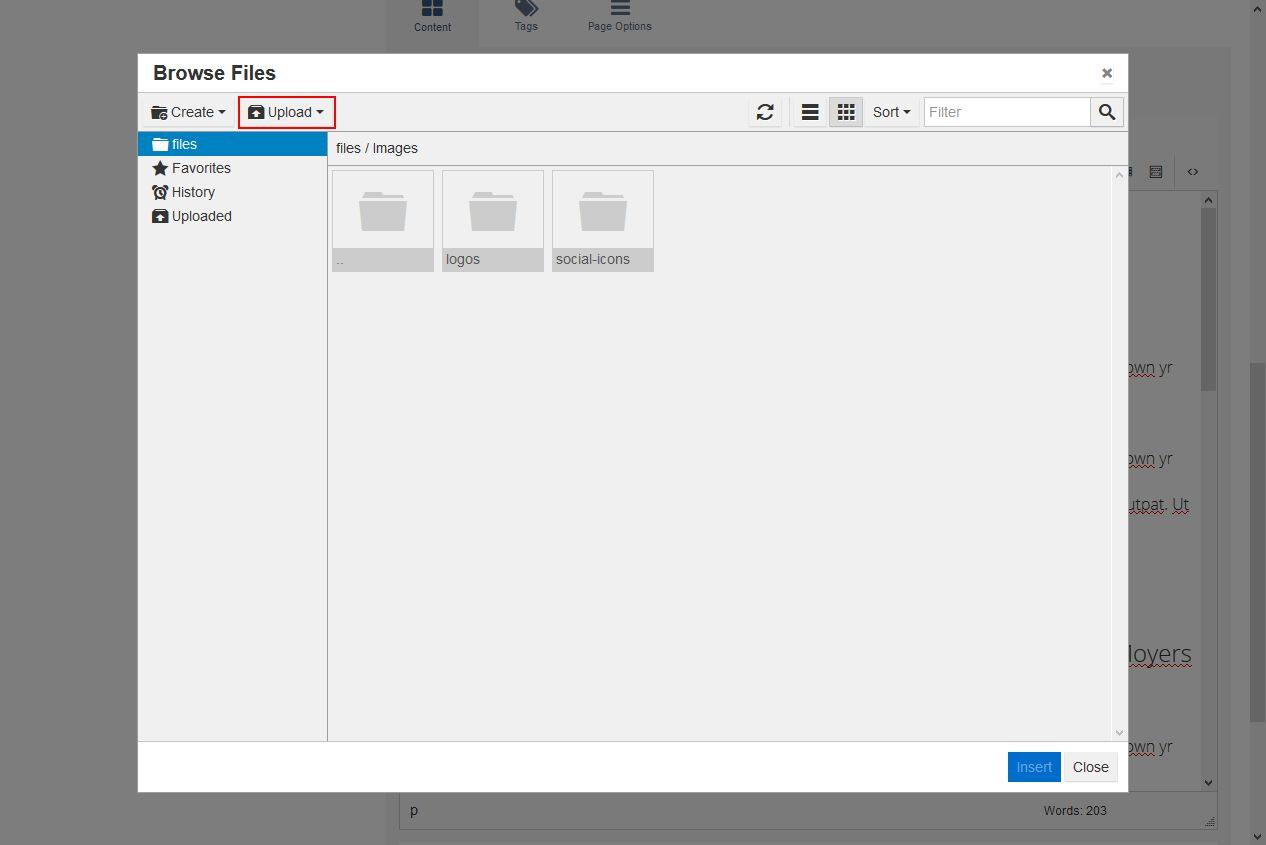 Upload images from your computer